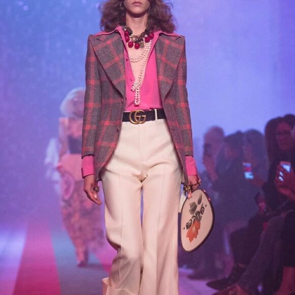 GUCCI BLOUSE PINK  GORGEOUS - Picture 7 of 11